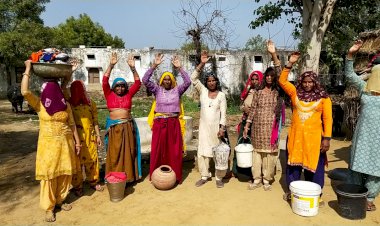 लंगड़ बास की मेघवाल बस्ती में छाया पेयजल संकट, ग्रामीणों ने किया प्रदर्शन