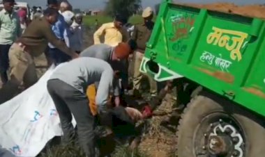 तसई निवासी 20 वर्षीय युवक की ट्राॅली के पहिये के नीचे दबने से माैत