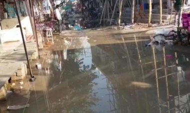 रामगढ़ में नासूर बनी सीवरेज की समस्या,मस्जिद बाजार में भरा नालो का गंदा पानी