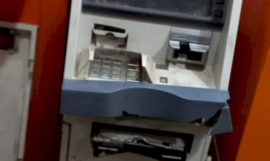 एटीएम के कैश बॉक्स को तोड़ने का प्रयास,  सायरन बजने पर भागे लुटेरे