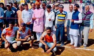 रानोठ गांव में  कबड्डी प्रतियोगिता का हुआ आयोजन
