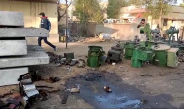 चोरो ने बोला बिजली निगम के दफ्तर पर धावा, लाखो के बिजली के ट्रांसफार्मर-उपकरण व नगदी चोरी