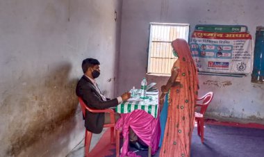 खैरथल के समीपवर्ती गांव नूरनगर में जन साहस संस्था द्वारा किया गया नि:शुल्क स्वास्थ्य शिविर का आयोजन