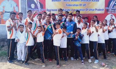 ओपन डिस्ट्रिक्ट कराटे चैंपियन में गोरखपुर कराटे स्कूल की टीम ने मारी बाजी