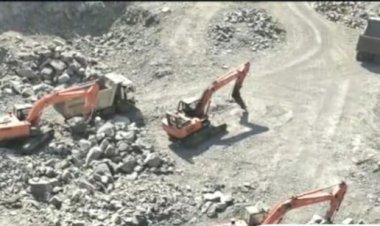 हाईकोर्ट के स्थगन आदेश के बावजूद नहीं रुक रहा लीज की आड़ में अवैध खनन