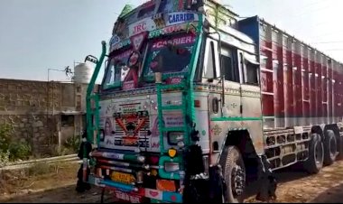 उद्योग नगर पुलिस की बड़ी कार्यवाही गोवंशो से भरा ट्रक पकड़ा, गौतस्कर फरार