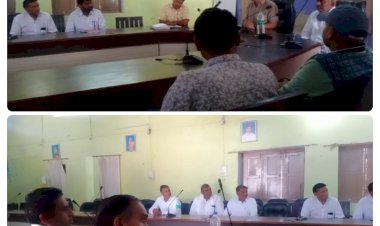 कोविड-19 टीकाकरण को लेकर एसडीएम ने पार्षद व सरपंचों की ली बैठक