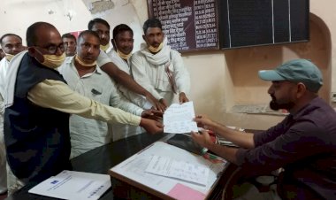 पर्याप्त बजट उपलब्ध कराने की मांग को लेकर सरपंच संघ ने सौपा  मुख्यमंत्री के नाम ज्ञापन