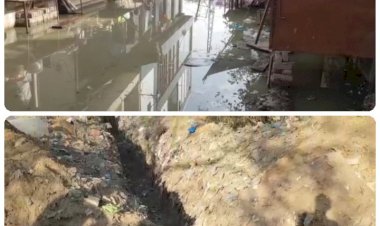 ग्राम पंचायत ने की बस स्टैंड से मस्जिद वाली मार्केट में भरे गंदे पानी की निकासी की वैकल्पिक व्यवस्था