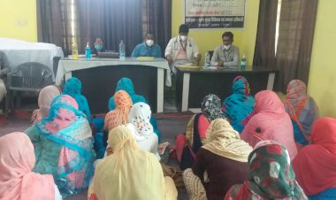 ग्राम स्वास्थ्य स्वच्छता पेयजल एवं पोषण समिति का हुआ आयोजन