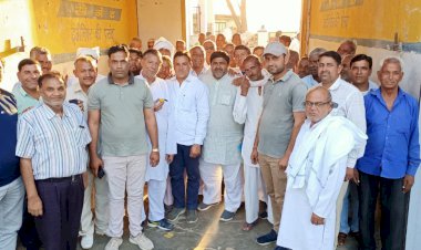 हरसोली में एईएन ऑफिस घोषणा के बाद खुशी का माहौल, विधायक प्रतिनिधि का किया स्वागत