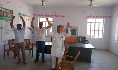 48 ग्राम पंचायतों के सरपंचो ने पूर्ण रूप से पाक्षिक बैठक का किया  बहिष्कार