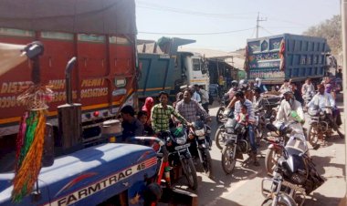 पुराने बस स्टेण्ड पर हर मिनट मे लग जाता है लंबा जाम, आमजन परेशान