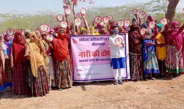 पांसल में नारी की चौपाल के माध्यम से मनरेगा महिलाओं को किया जागरूक