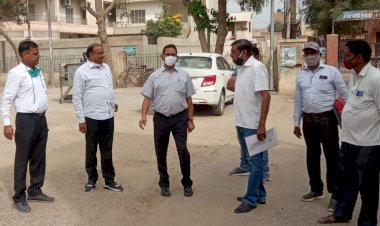 राजस्थान राज्य कृषि विपणन बोर्ड के निदेशक ने किया श्रीकरणपुर मे प्रस्तावित नई मंडी स्थान का निरीक्षण