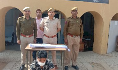 गांव बड़बरा में हुई फायरिंग का मुलजिम श्यामवीर उर्फ भूरा गुर्जर  गिरफ्तार