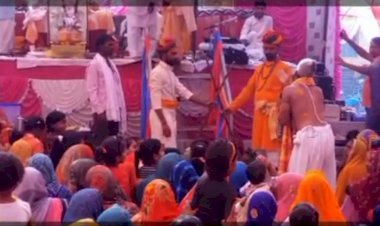 भागवत कथा में उमडी भीड, सुदामा चरित्र का किया वर्णन