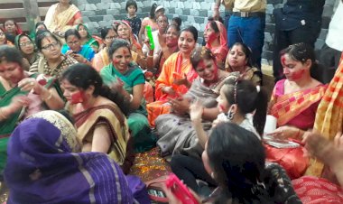 श्री श्याम मंदिर में महिलाओं ने बड़ी धूमधाम से मनाया फाग महोत्सव