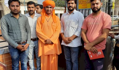 पिता की पुण्यतिथि पर धोंकल नगर के सरकारी स्कूल व बस स्टेंड पर लगवाए वाटर कूलर