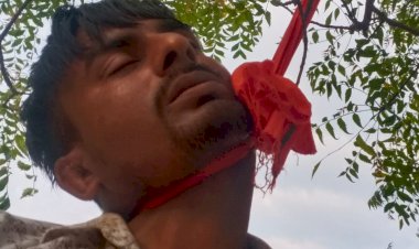 नगर नदबई मार्ग नहर के पास फंदे से लटका मिला युवक का शव