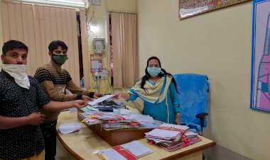 खाद्य सुरक्षा योजना की साइट पुनः चालू कराने मांग को लेकर मुख्यमंत्री महोदय के नाम सौपा पत्र