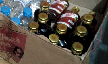 बयाना पुलिस की कार्यवाही, अवैध शराब सहित एक युवक गिरफ्तार