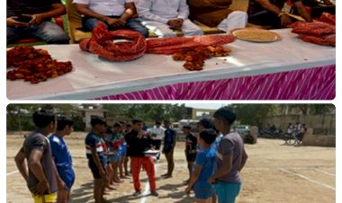 अलवर कबड्डी लीग का हुआ शुभारंभ, खेल को खेल की भावना से खेलें- डॉ मेहता