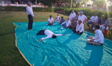 देवली में योग एवं प्राकृतिक चिकित्सा शिविर हुआ संपन्न