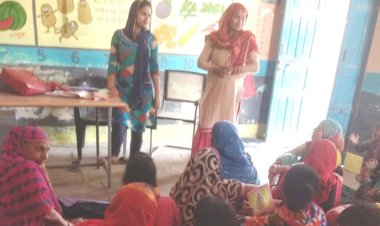 महिला अधिकारिता विभाग द्वारा किया गया बैठक का आयोजन