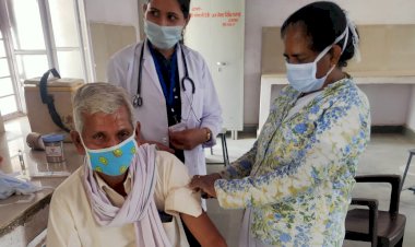 नीमला गांव में 198 लोगों को लगाया कोरोना वैक्सीन का टीका