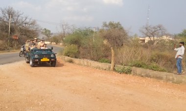 पूर्व क्रिकेटर भारत रत्न मास्टर ब्लास्टर सचिन तेंदुलकर की पत्नी अंजली व बेटी सारा पहुंचीं सरिस्का टाइगर रिजर्व अभ्यारण