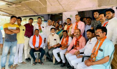 भाजपा मंडल राजगढ़ ने किया प्रदेश उपाध्यक्ष मुकेश दाधीच का जोरदार स्वागत