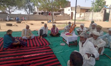 राव विकास उच्च माध्यमिक विद्यालय करनीकोट में शहीद के परिवार के बच्चे को फ्री शिक्षा देने की घोषणा