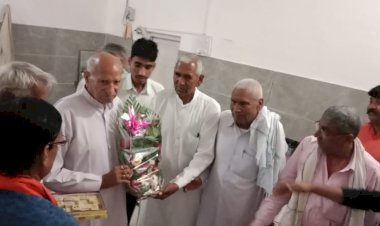 किशनगढ़ बास की बूढी बावल ग्राम पंचायत में पीएचसी हुई स्वीकृत, ग्रामीणों ने किया विधायक का धन्यवाद