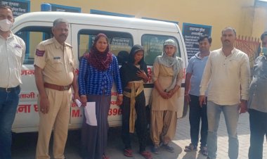 लावारिस महिला को अपना घर आश्रम भरतपुर भिजवाकर दिया  मानव सेवा का संदेश