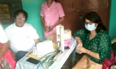 वेदान्ता सेवा समिति के तत्वाधान में प्रथम दिवस निःशुल्क जांच एवं परामर्श शिविर का हुआ आयोजन