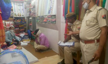 खैरथल पुलिस ने चलाया सघन मास्क अभियान