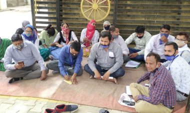 राजस्थान पटवार संघ उपशाखा राजगढ़ ने विभिन्न मांगों को लेकर सौंपा ज्ञापन