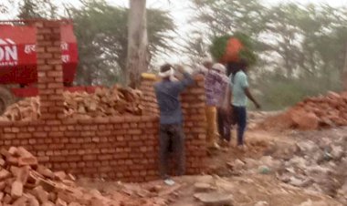 अधिकारीयो की अनदेखी से कामां मे सरकारी जमीन पर भूमाफिया करने में जुटा है कब्जा