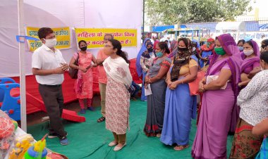 कुम्हेर उपखण्ड अधिकारी वर्षा मीणा बोली आहार में हो सूक्ष्म पोषक तत्वों का समावेश