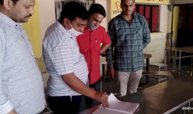 पालिका अध्यक्ष ने किया इंद्रा रसोई का औचक निरीक्षण