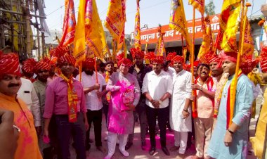 रंग रंगीला फाल्गुन महोत्सव का हुआ शुभारंभ, श्याम झांकी  पद यात्रा में शामिल हुए सैकड़ों लोग