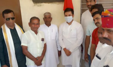 कोकावास गांव में स्कूल में कमरे व बरामदे का विधायक ने किया लोकार्पण