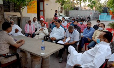 बयाना पुलिस कोतवाली में हुआ सीएलजी की बैठक का आयोजन