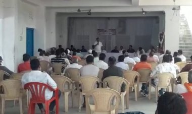 उपचुनाव को लेकर गंगापुर में आयोजित हुई माली समाज की बैठक