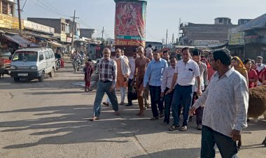 आचार्य ज्ञान भूषण जी महाराज का लक्ष्मणगढ़ में मंगल प्रवेश