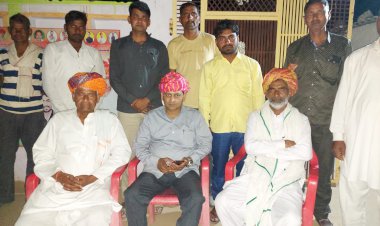 अमिताभ बैरवा ने बसेठ में ग्रामवासियों की सुनी समस्याए