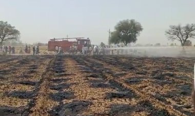 बेमिजाज आँधी व तूफान ने छीना एक और गरीब परिवार के मुँह का निवाला