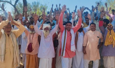 5 अप्रेल के बाद से आदिबद्री पर्वत पर खनन कर पत्थर ले जा रहे वाहनों को नहीं निकलने देने की दी चेतावनी