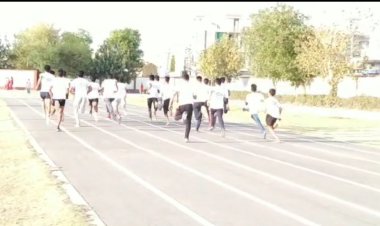 800 मीटर खुली दौड़ प्रतियोगिता का हुआ आयोजन